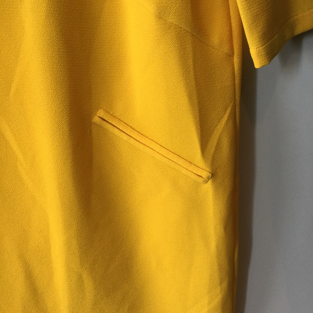 Yellow shift dress - Picture 5 of 8